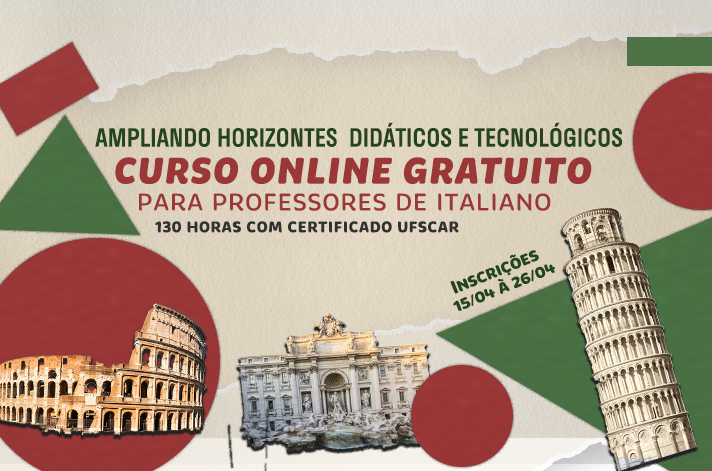 UFSCar abre vagas para curso de graça para professores de língua italiana