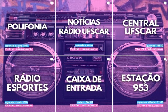 Rádio UFSCar 95,3 FM apresenta programação 2024