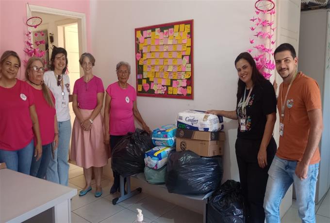 FAI UFSCar realiza doação para a Rede Feminina São-carlense de Combate ao Câncer