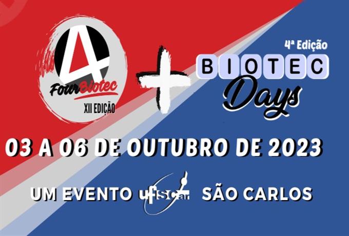 FouBiotec e Biotec Days estão com inscrições abertas para edição que acontece em São Carlos